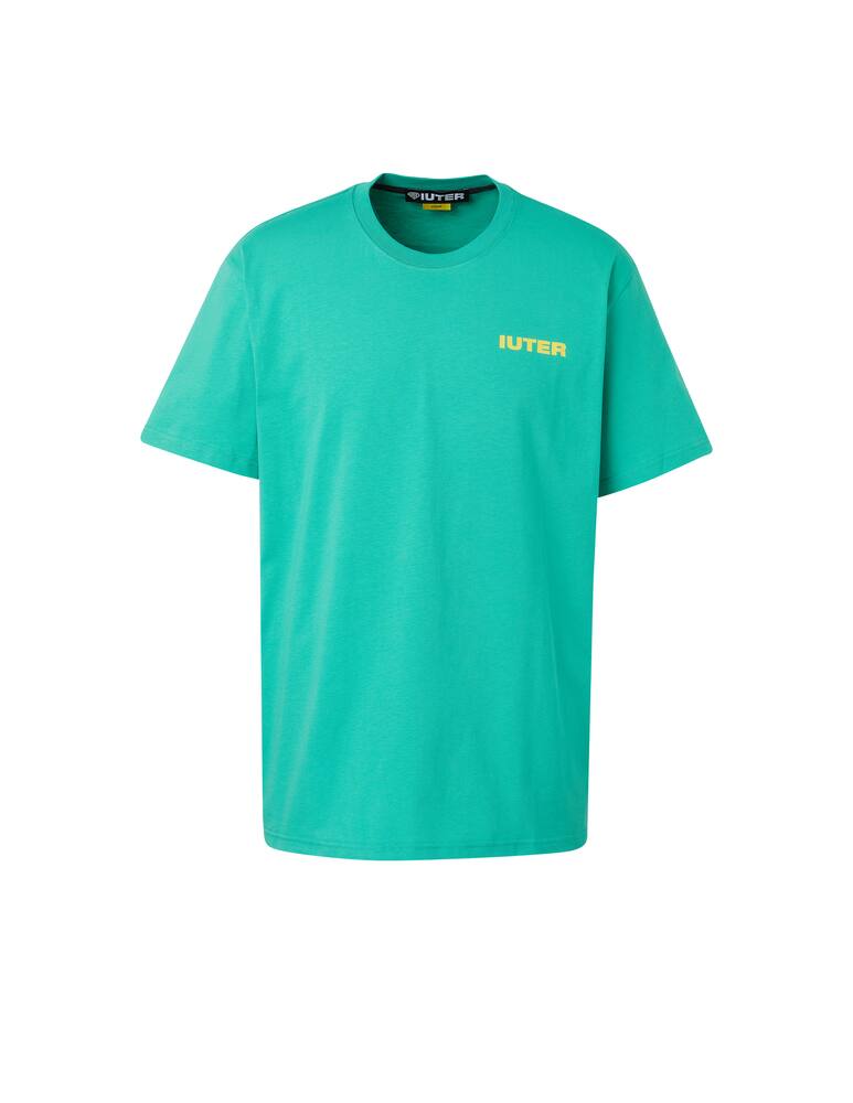 rinascente Iuter Double logo back t-shirt - green