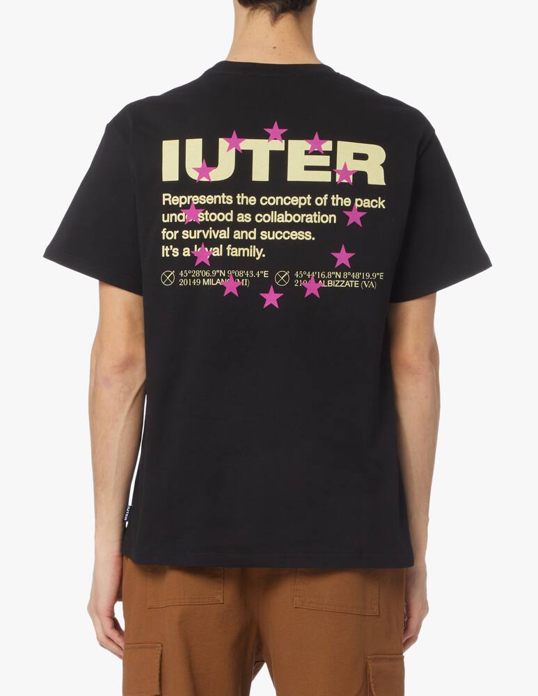 rinascente Iuter Logo info back t-shirt - black