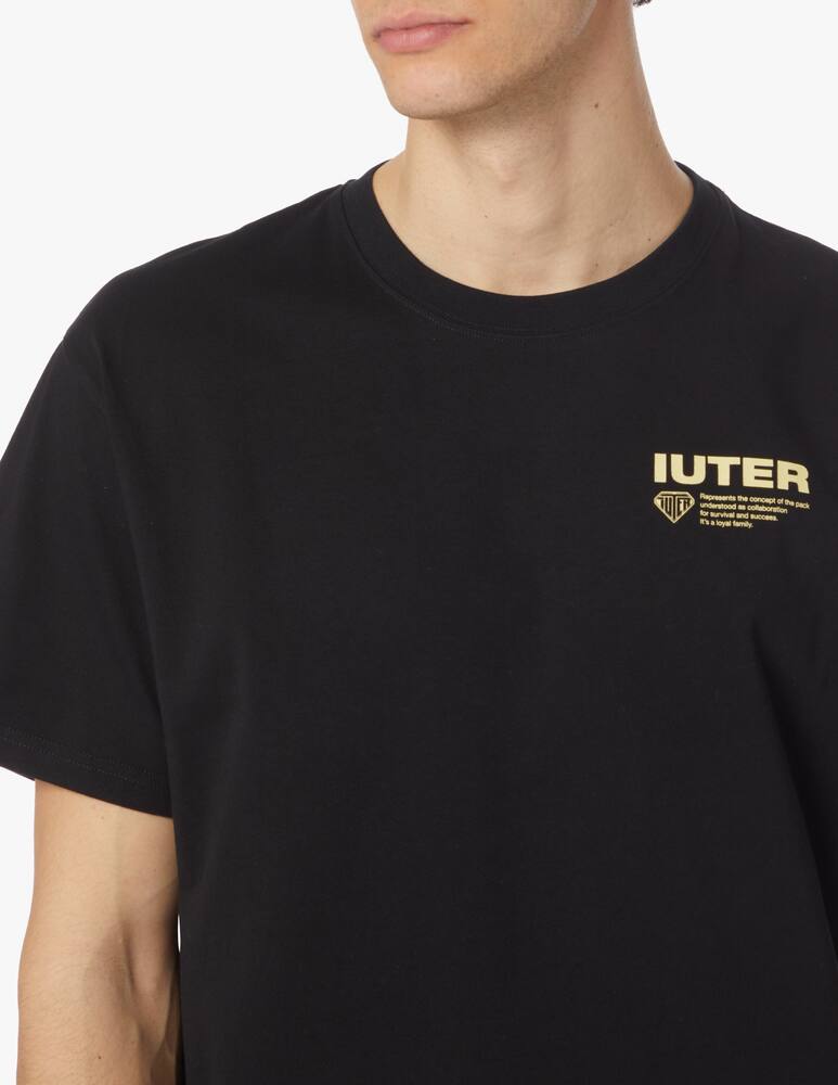rinascente Iuter Logo info back t-shirt - black