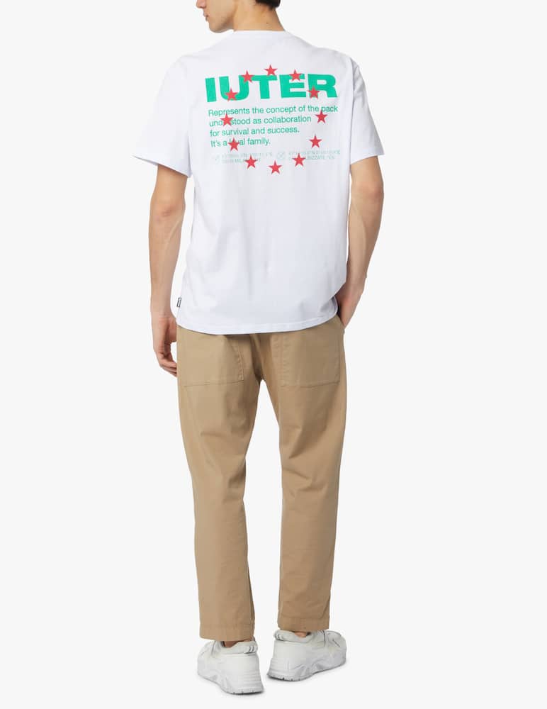 rinascente Iuter Logo info back t-shirt - white