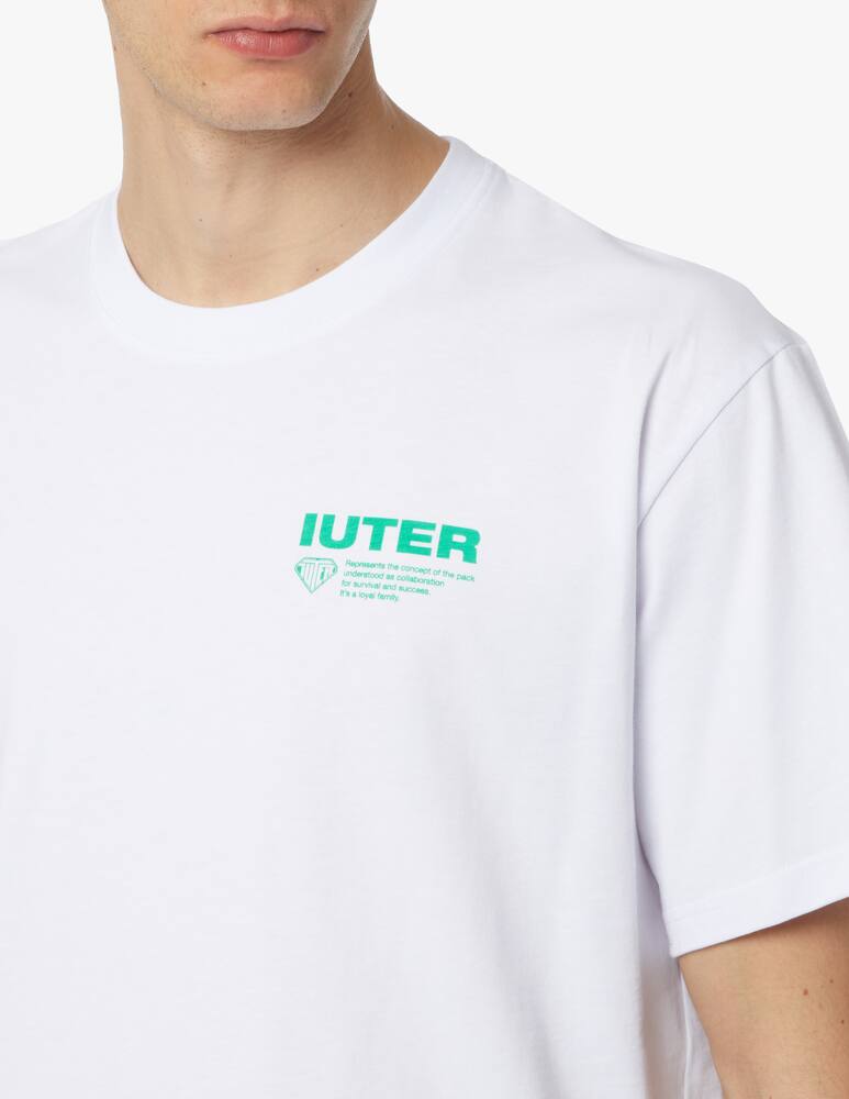 rinascente Iuter Logo info back t-shirt - white