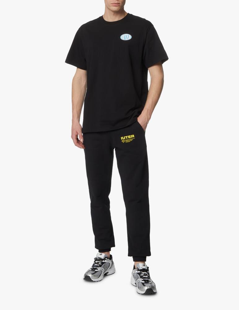 rinascente Iuter Dog back t-shirt - black