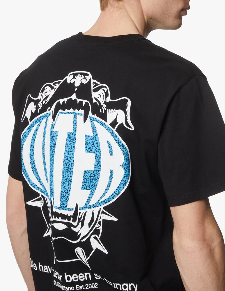 rinascente Iuter Dog back t-shirt - black