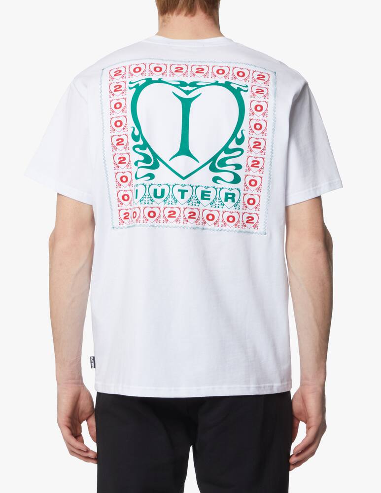 rinascente Iuter Back heart t-shirt - white