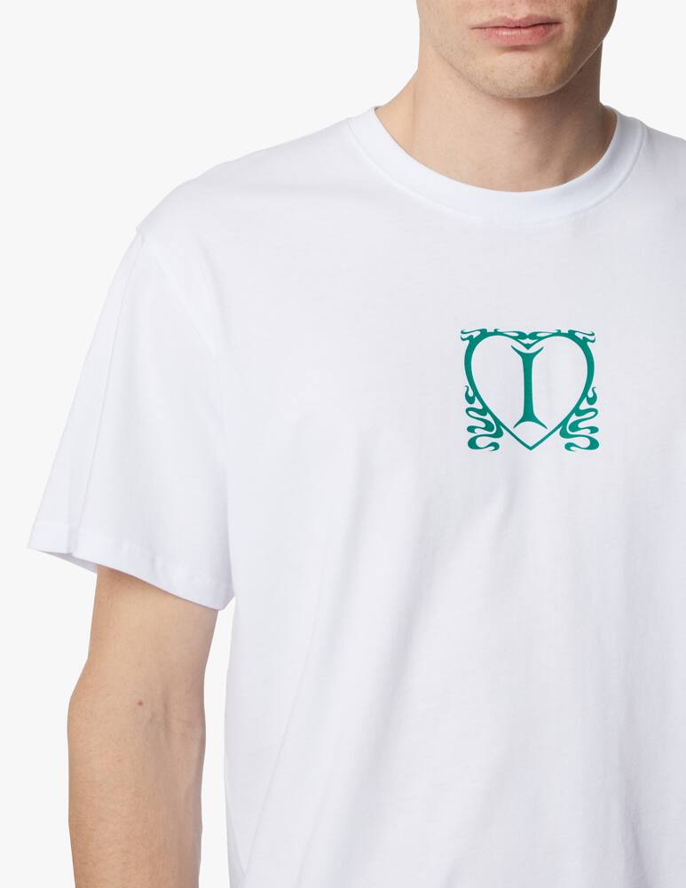 rinascente Iuter Back heart t-shirt - white