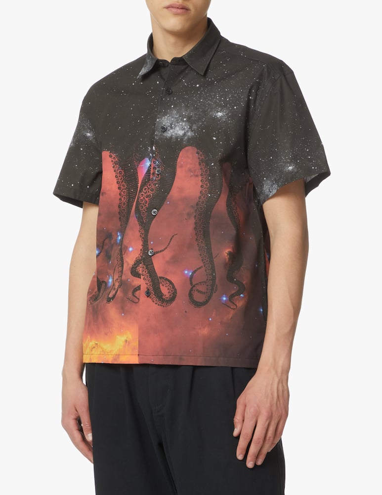 Octopus Camicia manica corta galaxy - nero - immagine 1 Octopus Camicia manica corta galaxy - nero - immagine 1