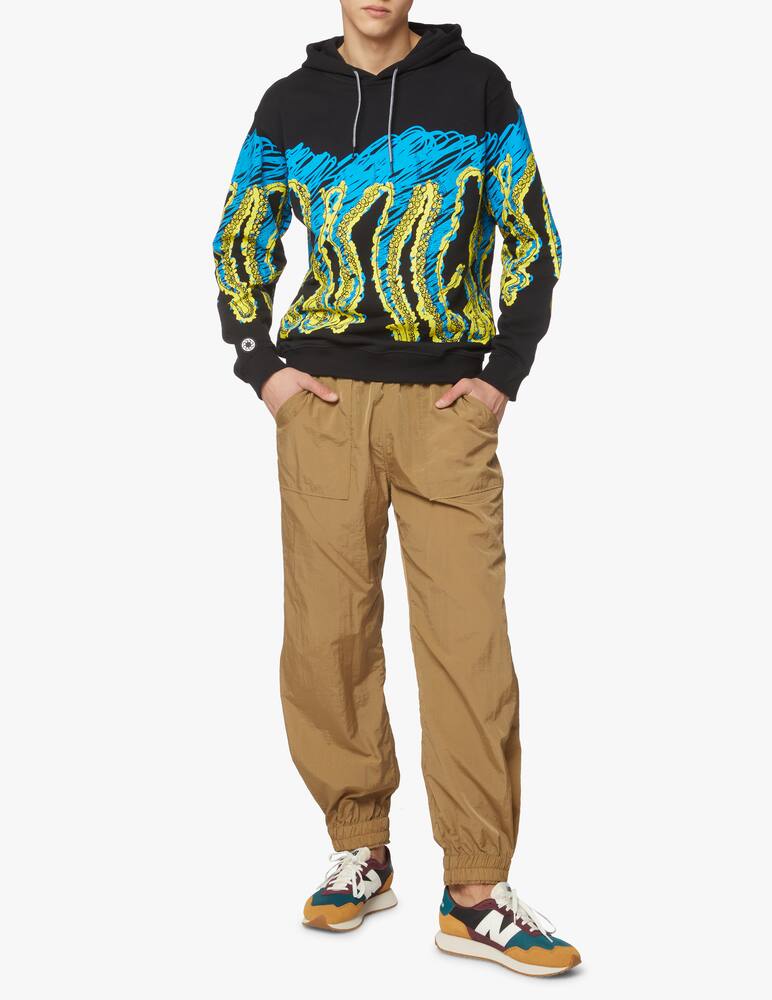 rinascente Octopus Felpa con cappuccio draft - nero