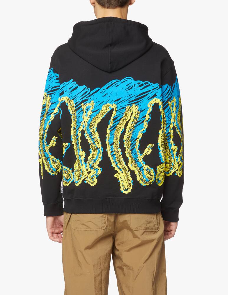 rinascente Octopus Felpa con cappuccio draft - nero