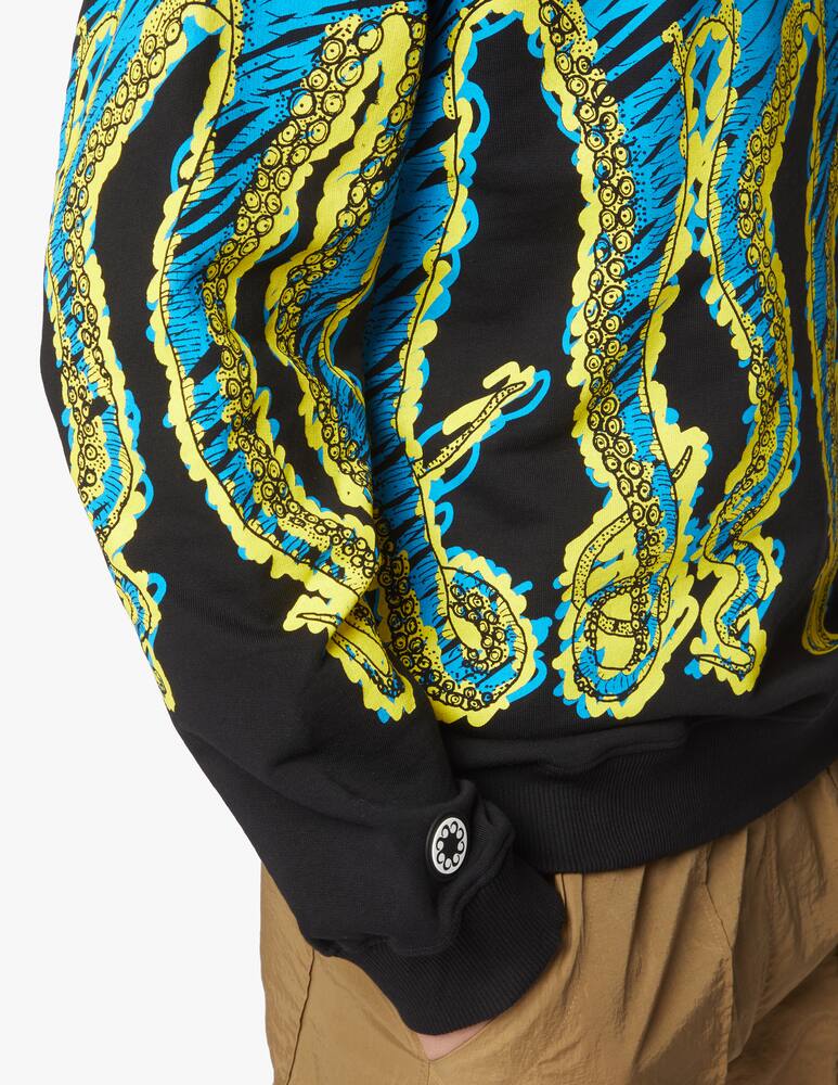 rinascente Octopus Felpa con cappuccio draft - nero