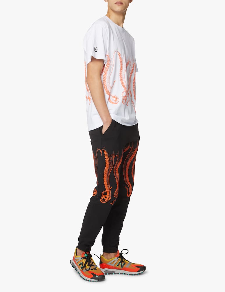 rinascente Octopus Maglietta girocollo outline octopus - bianco