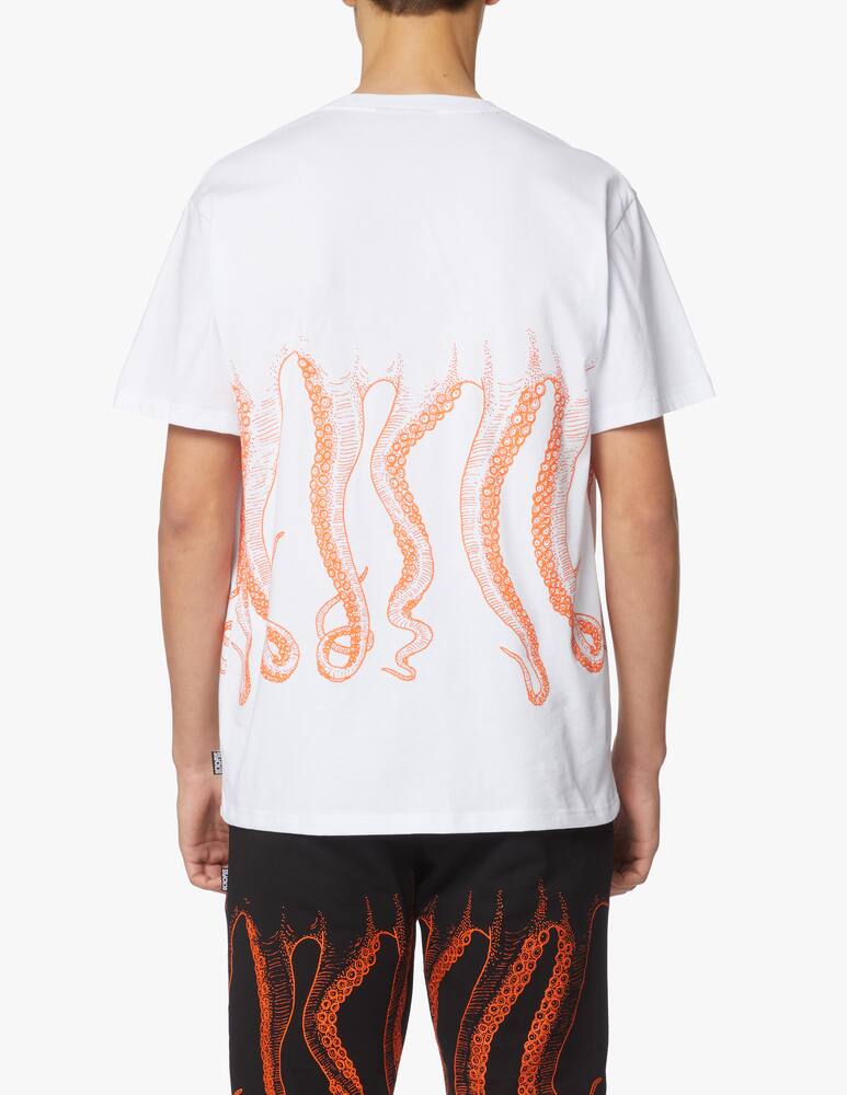 rinascente Octopus Maglietta girocollo outline octopus - bianco