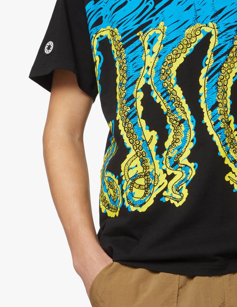 rinascente Octopus Draft t-shirt - black