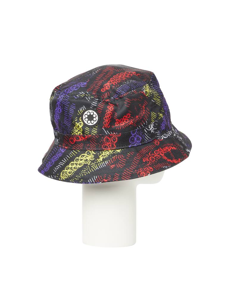 rinascente Octopus Deco bucket hat - Nero