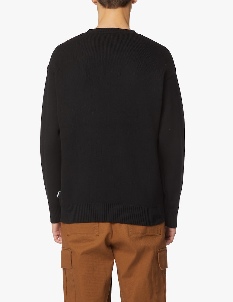 rinascente Iuter Maglione di cotone heavy tibetan - nero