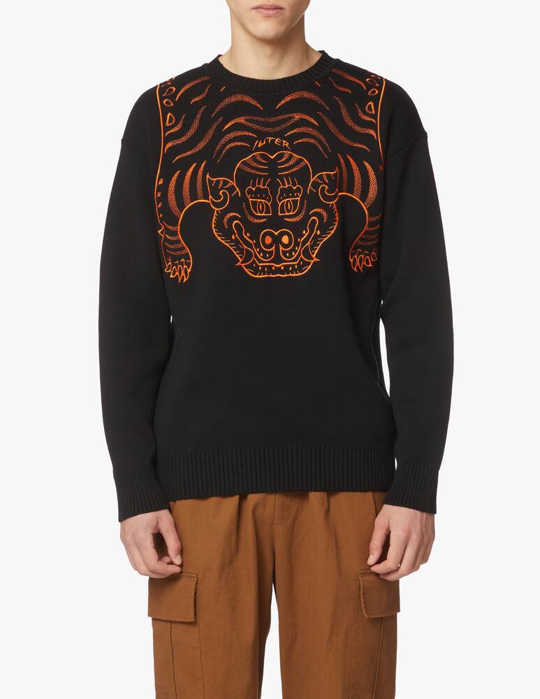 rinascente Iuter Maglione di cotone heavy tibetan - nero