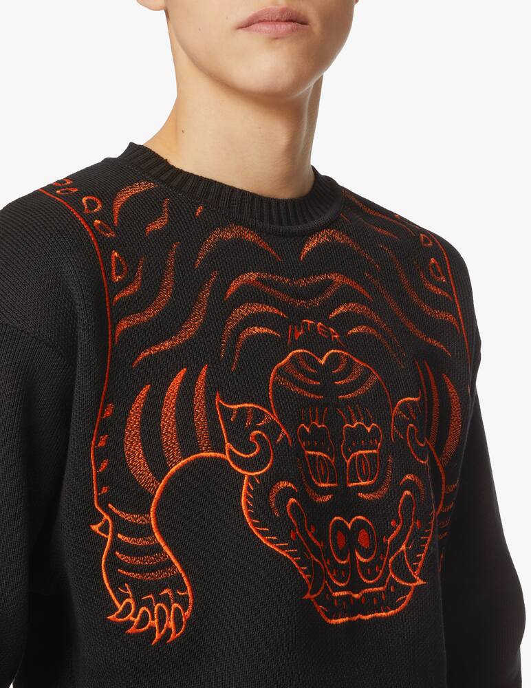 rinascente Iuter Maglione di cotone heavy tibetan - nero