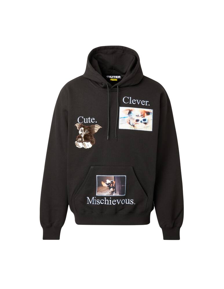 rinascente Iuter Felpa con cappuccio gremlins - nero