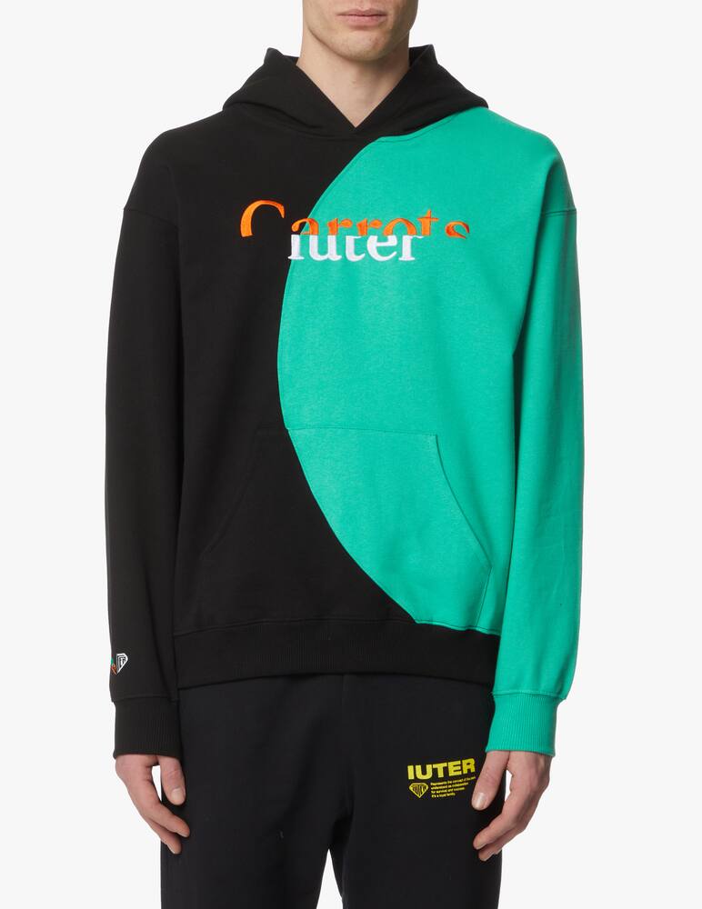 rinascente Iuter Felpa con cappuccio carote - nero