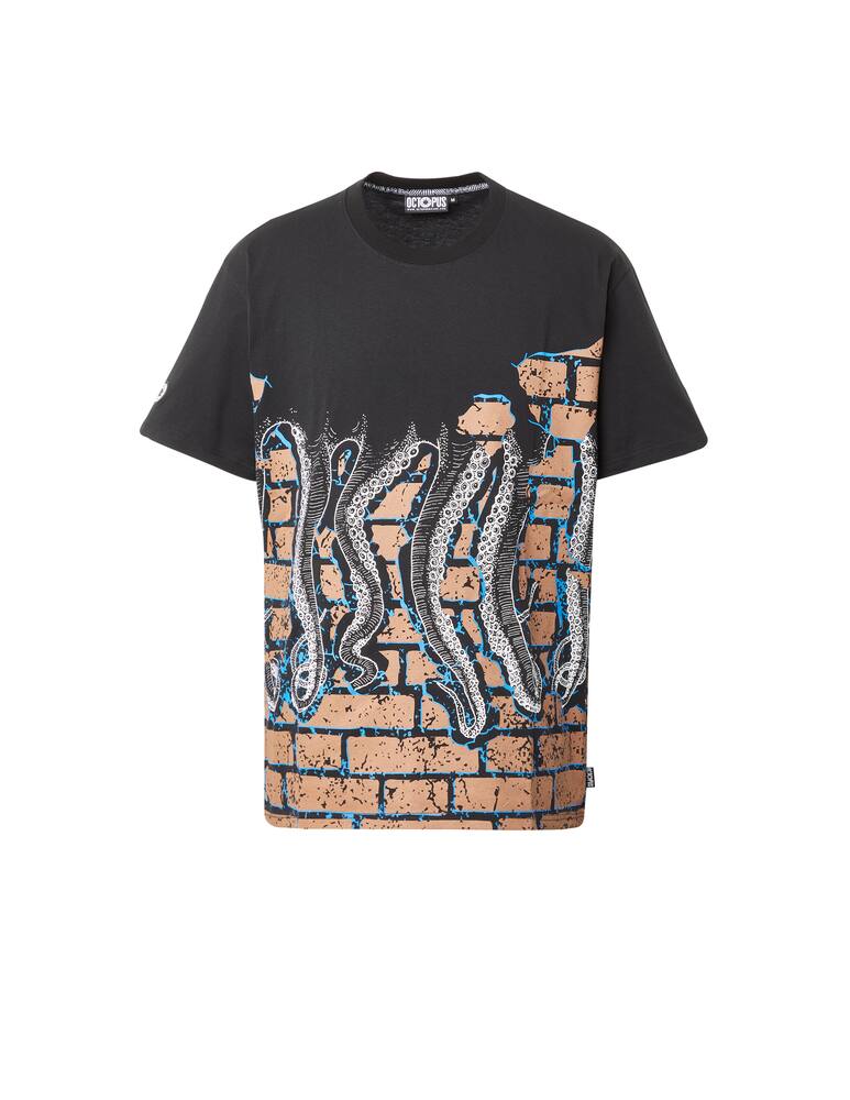 rinascente Octopus Bricks octopus t-shirt - black