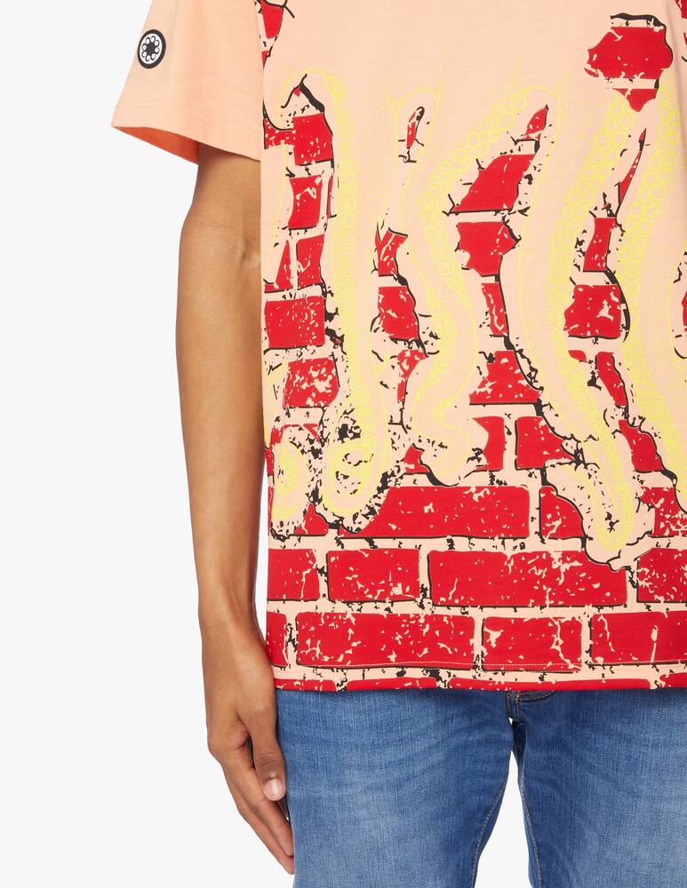 Octopus Bricks octopus t-shirt - pink - picture 4 Octopus Bricks octopus t-shirt - pink - picture 4