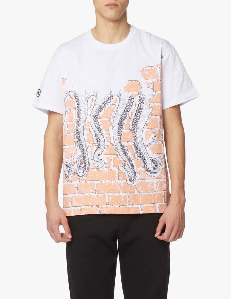 Octopus Bricks octopus t-shirt - white - picture 1 Octopus Bricks octopus t-shirt - white - picture 1