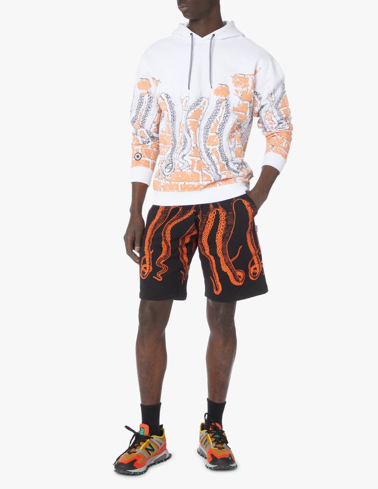 rinascente Octopus Felpa con cappuccio bricks - bianco