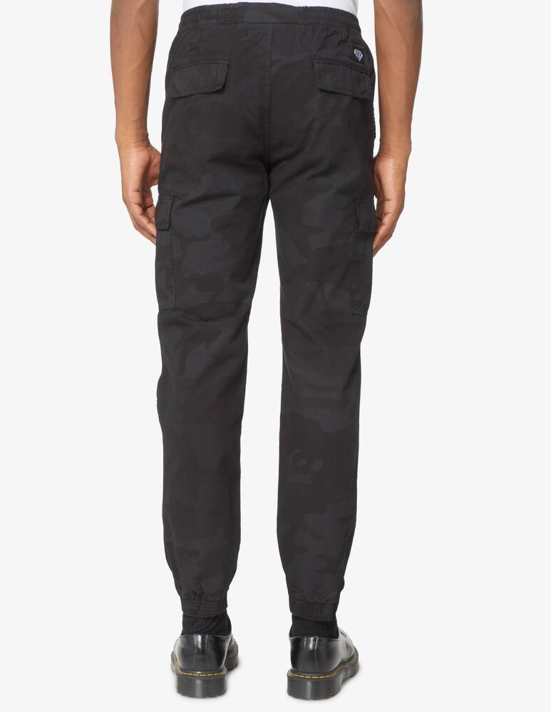 rinascente Iuter Cargo jogger camo pant - Black