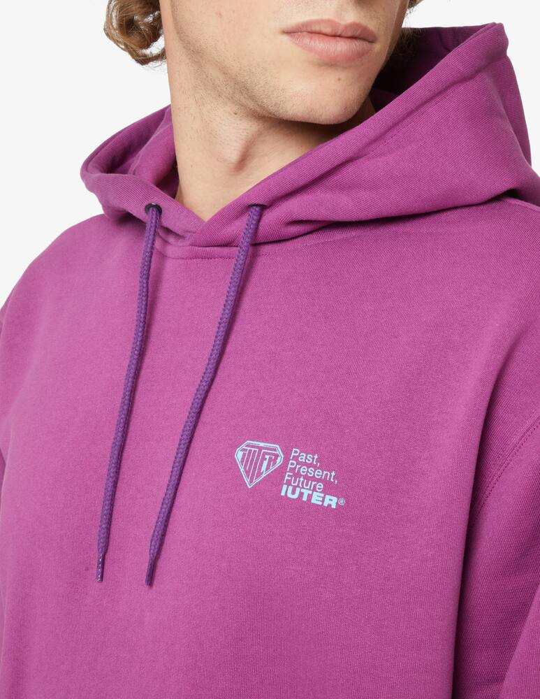 rinascente Iuter Felpa con cappuccio history ppf - Viola