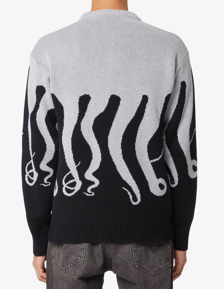 Octopus Roundneck sweater octopus - Black - picture 3 Octopus Roundneck sweater octopus - Black - picture 3