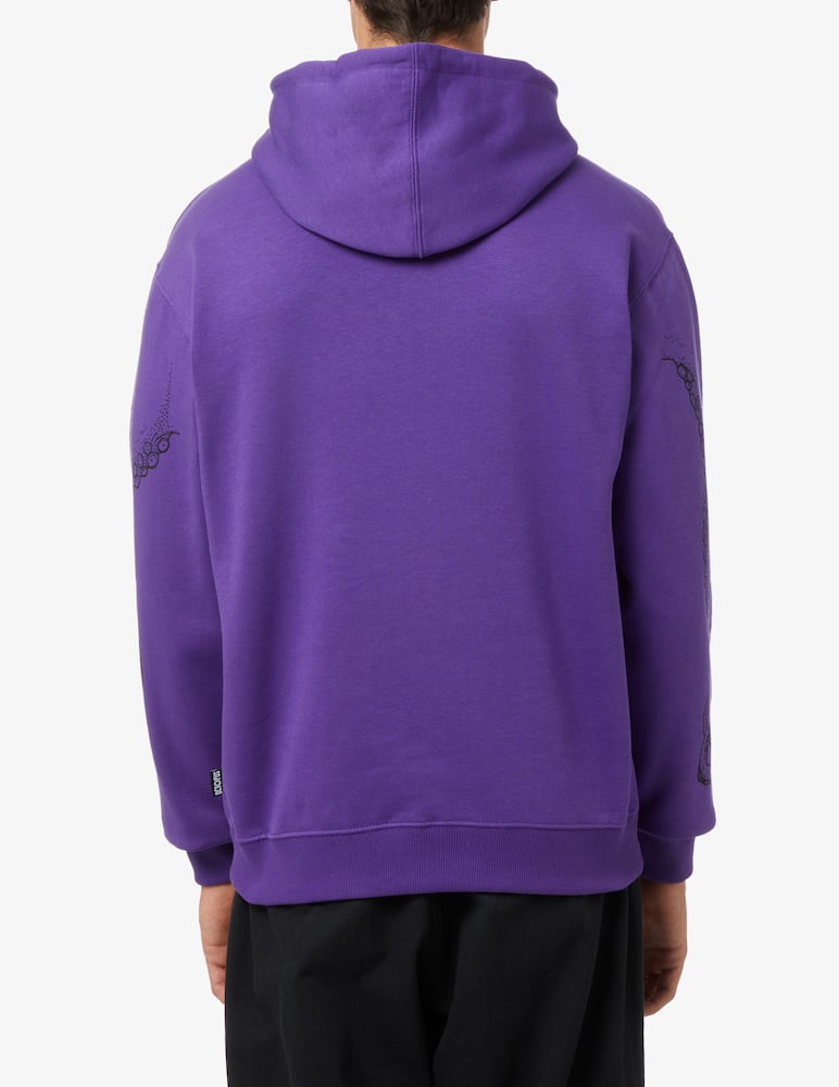 Octopus Hoodie logo outline - Violet - picture 3 Octopus Hoodie logo outline - Violet - picture 3