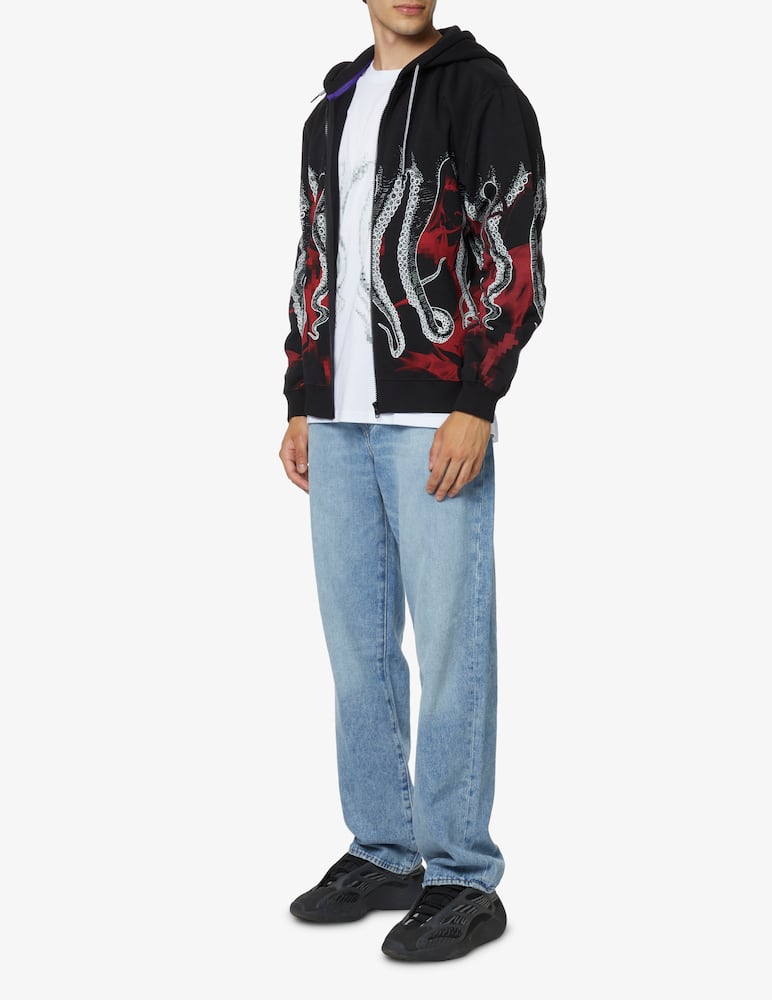 rinascente Octopus Hoodie hentai octopus - Black