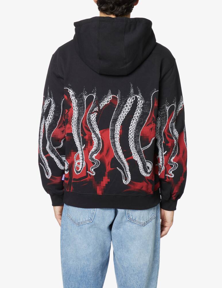 rinascente Octopus Hoodie hentai octopus - Black