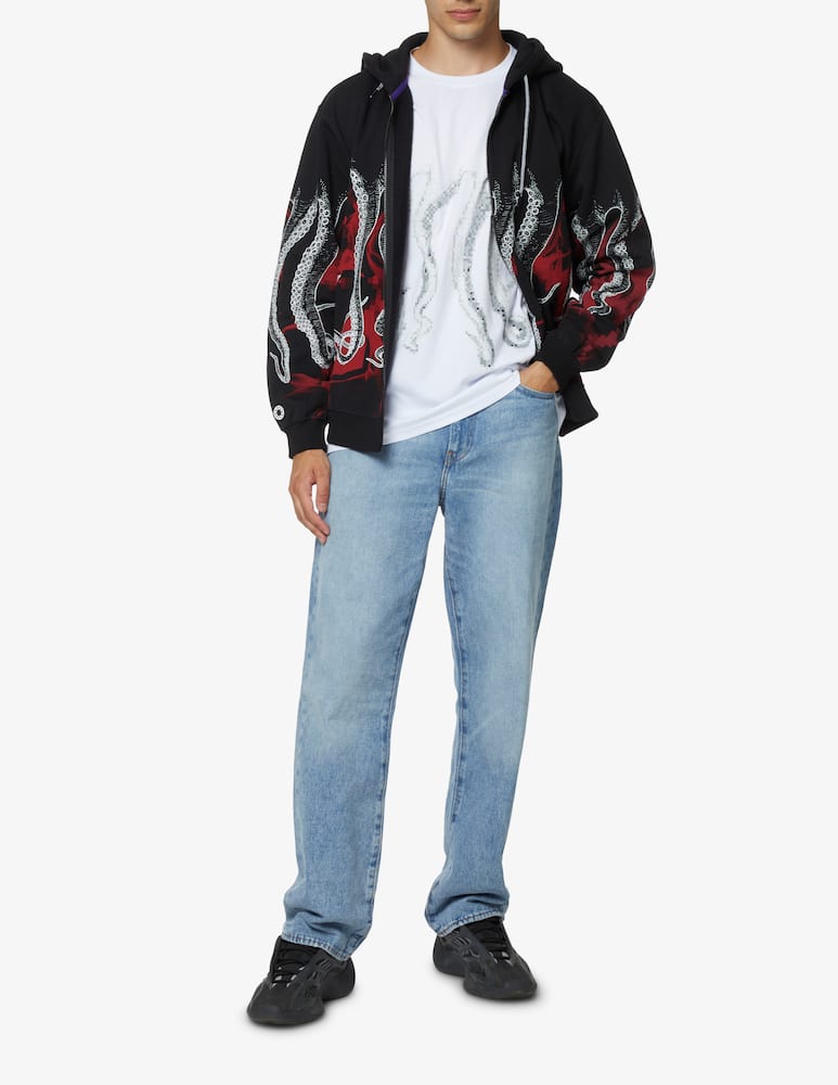 rinascente Octopus T-shirt censored octopus - White