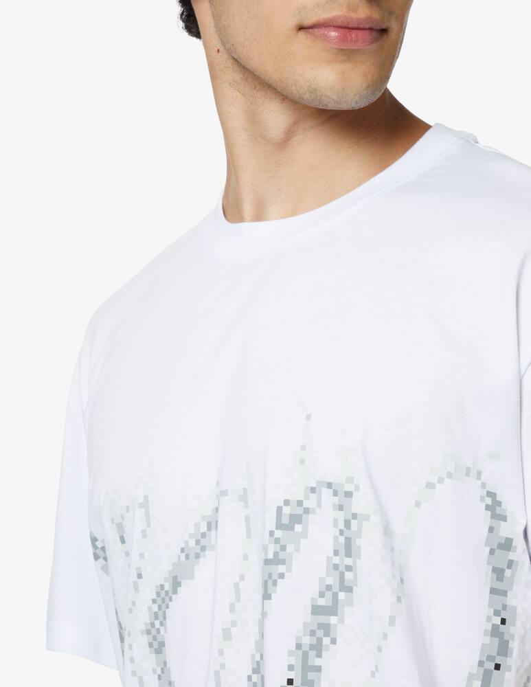 rinascente Octopus T-shirt censored octopus - White