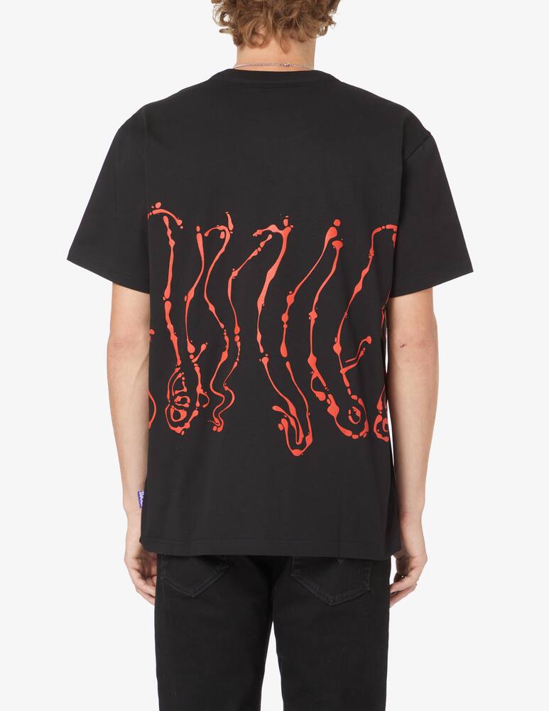 rinascente Octopus T-shirt dripper octopus - Black