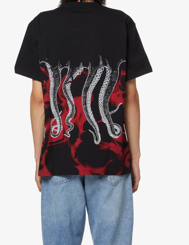 rinascente Octopus Maglietta manica corta hentai octopus - Nero