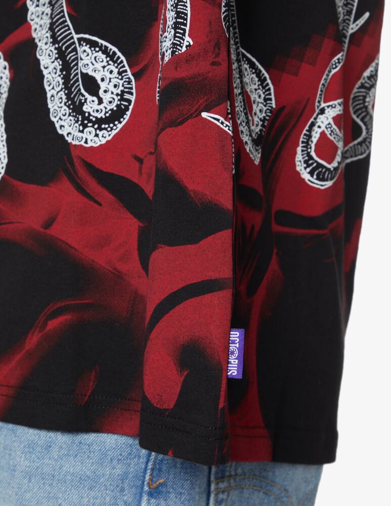 rinascente Octopus Maglietta manica corta hentai octopus - Nero