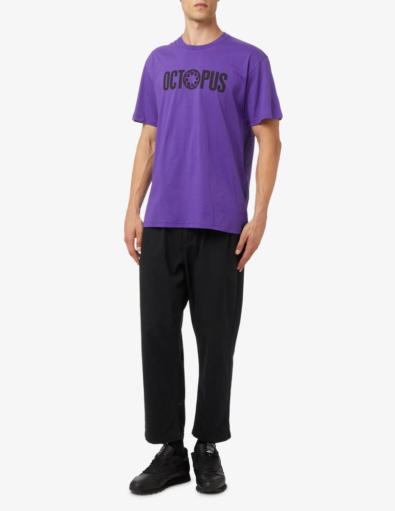 rinascente Octopus Maglietta manica corta logo outline - Viola