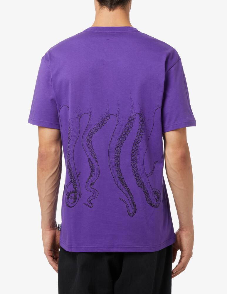 rinascente Octopus Maglietta manica corta logo outline - Viola