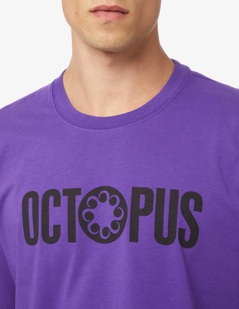 rinascente Octopus Maglietta manica corta logo outline - Viola