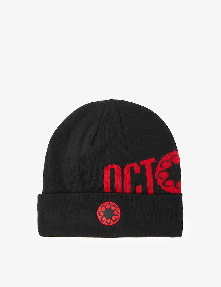 rinascente Octopus Beanie logo octopus - Black