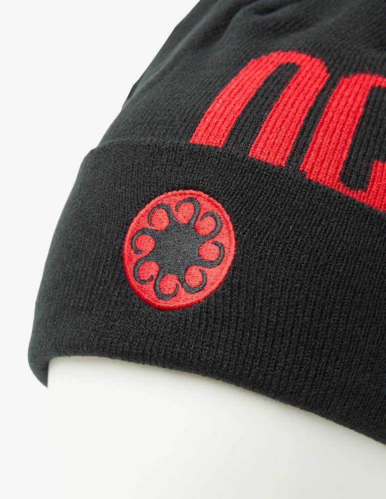 rinascente Octopus Beanie logo octopus - Black