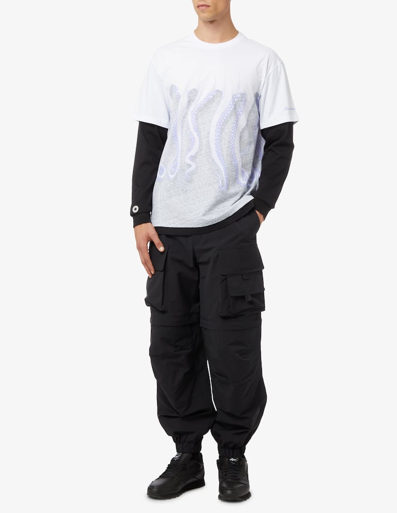 rinascente Octopus Long sleeve t-shirt milan octopus - White