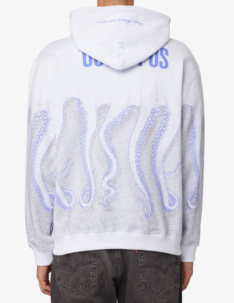 rinascente Octopus Felpa con cappuccio milan octopus - Bianco