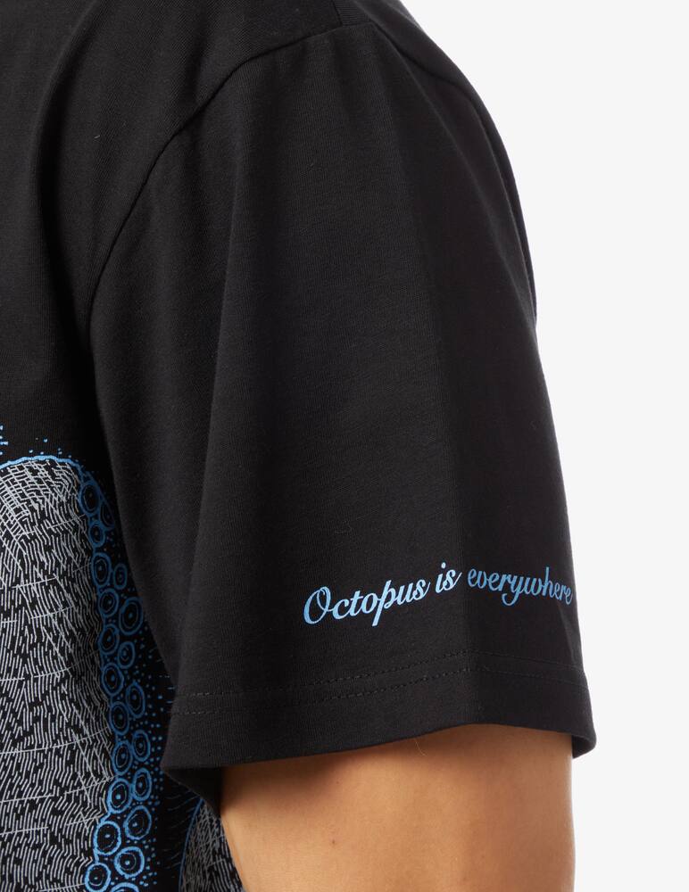 rinascente Octopus T-shirt octopus everywhere - Black