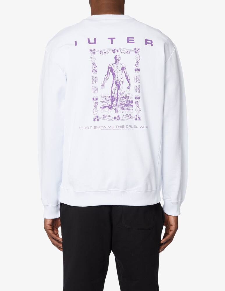 rinascente Iuter Felpa girocollo con stampa anatomica 