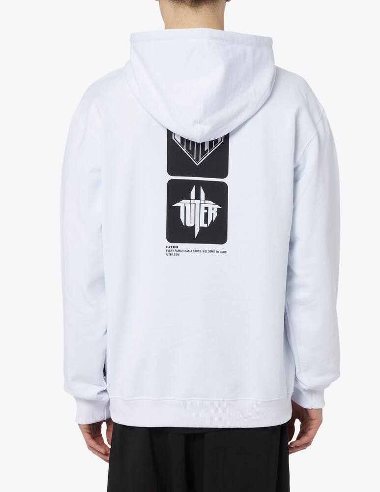 rinascente Iuter Felpa con cappuccio double logo 
