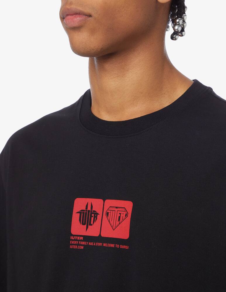 rinascente Iuter Double logo back t-shirt 