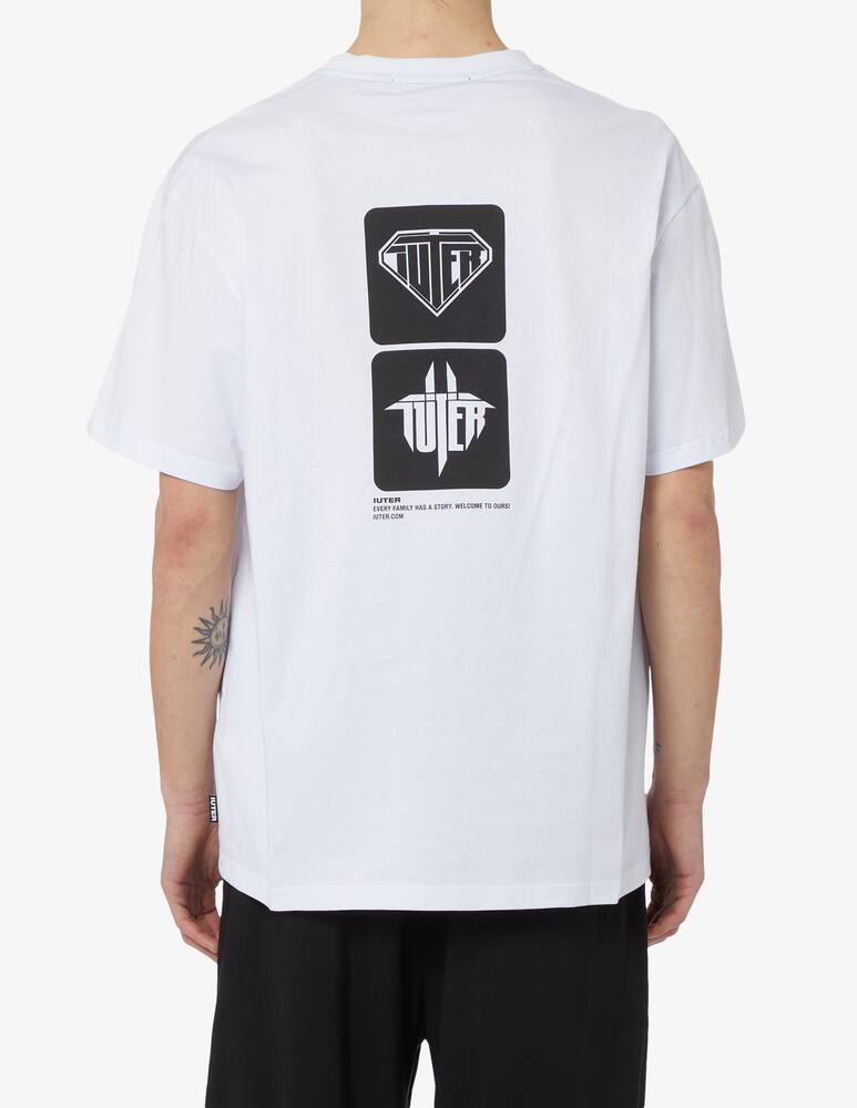 rinascente Iuter Double logo back t-shirt 