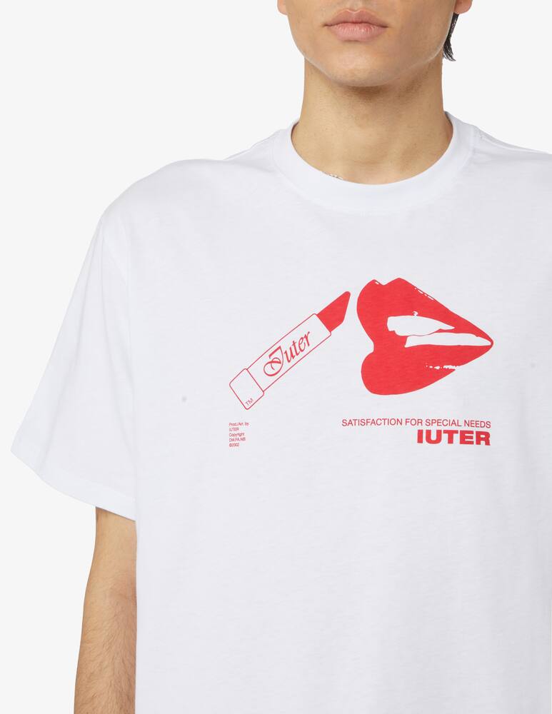 rinascente Iuter Maglietta stampa bocca lipstick